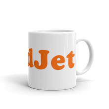 Load image into Gallery viewer, Mug with &#39;hardJet&#39; Print (White)