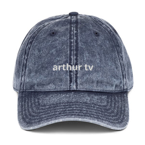 Cap with 'arthur tv' Embroidery (Vintage, 4 Colours)