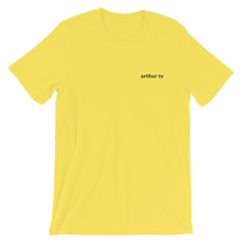 Load image into Gallery viewer, T-Shirt with &#39;arthur tv&#39; Embroidery (18 colours)