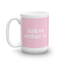 Load image into Gallery viewer, Sub To Arthur TV Mug (Pink)