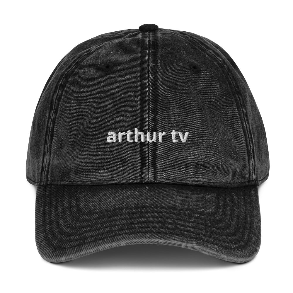Cap with 'arthur tv' Embroidery (Vintage, 4 Colours)