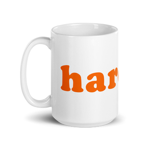 Mug with 'hardJet' Print (White)