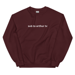 Sub To Arthur TV Sweatshirt (9 colours)