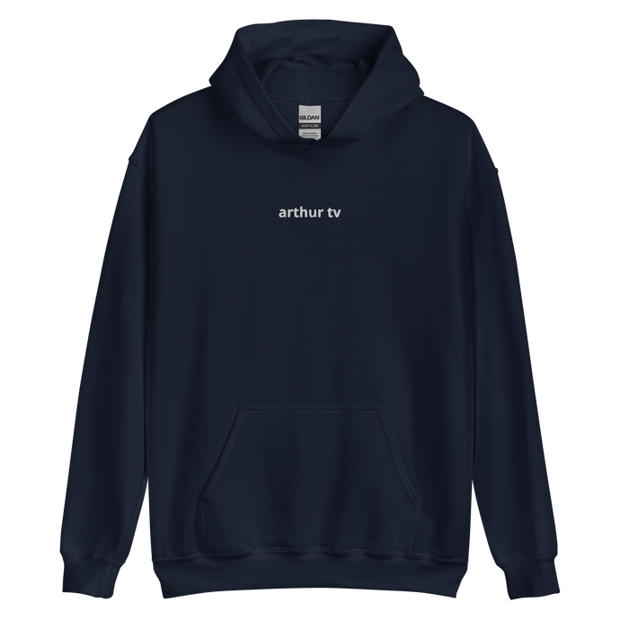 Hoodie with 'arthur tv' Embroidery (7 colours)