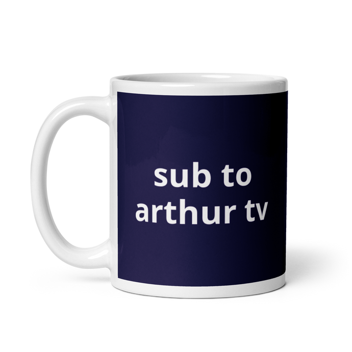 Sub To Arthur TV Mug (Navy)